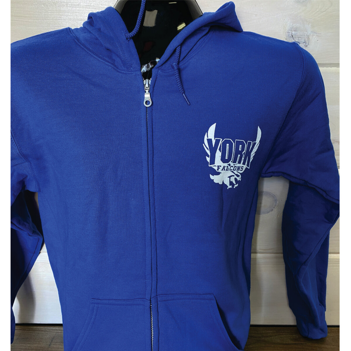 Flying Falcon Left Chest Full Zip