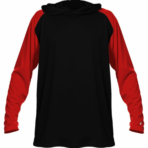 Badger Men's Breakout Hooded Long Sleeve T-Shirt 4235 Men's Breakout Hooded Long Sleeve T-Shirt Thumbnail