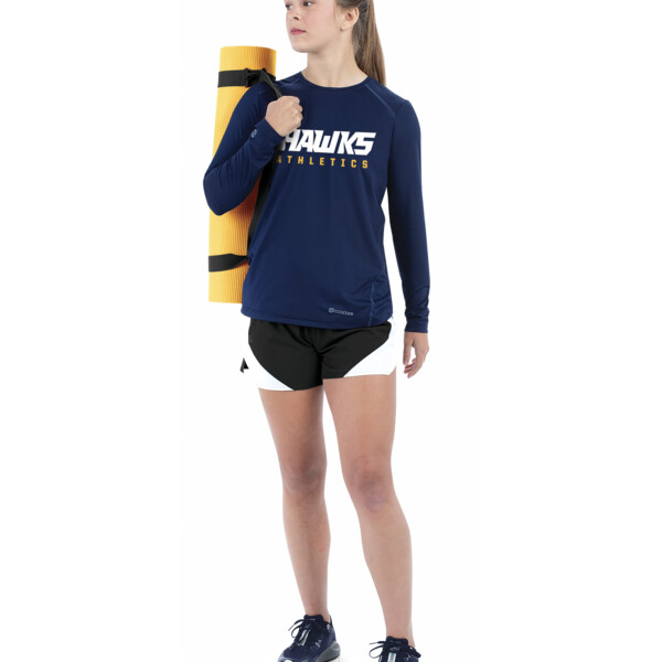 Ladies Essential Long Sleeve Tee Powered by Coolcore(r) Thumbnail