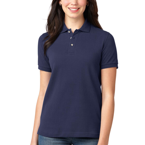 Port Authority Women's Heavyweight Cotton Pique Polo L420 Women's Heavyweight Cotton Pique Polo Thumbnail