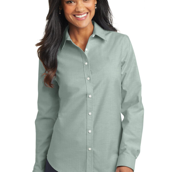Port Authority Women's SuperPro Oxford Shirt L658 Women's SuperPro Oxford Shirt Thumbnail