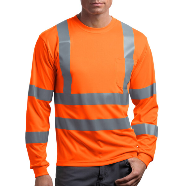 CornerStone Ansi 107 Class 3 Long Sleeve Snag Resistant Reflective T Shirt CS409 Ansi 107 Class 3 Long Sleeve Snag Resistant Reflective T Shirt Thumbnail