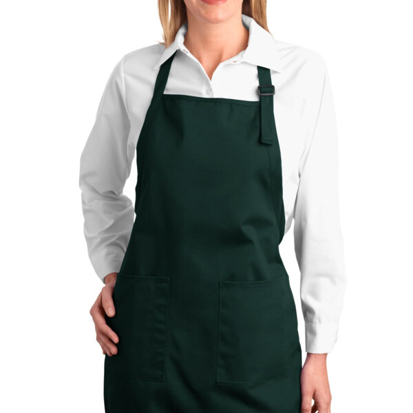 Port Authority Full Length Apron with Pockets A500 Full Length Apron with Pockets Thumbnail