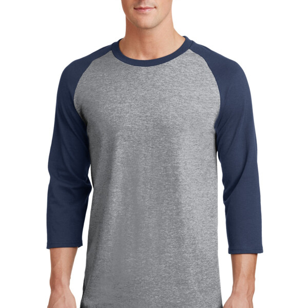 Port & Company Core Blend 3/4 Sleeve Raglan Tee PC55RS Core Blend 3/4 Sleeve Raglan Tee Thumbnail