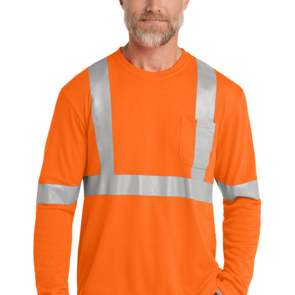 CornerStone Ansi 107 Class 2 Long Sleeve Safety T Shirt CS401LS Ansi 107 Class 2 Long Sleeve Safety T Shirt Thumbnail