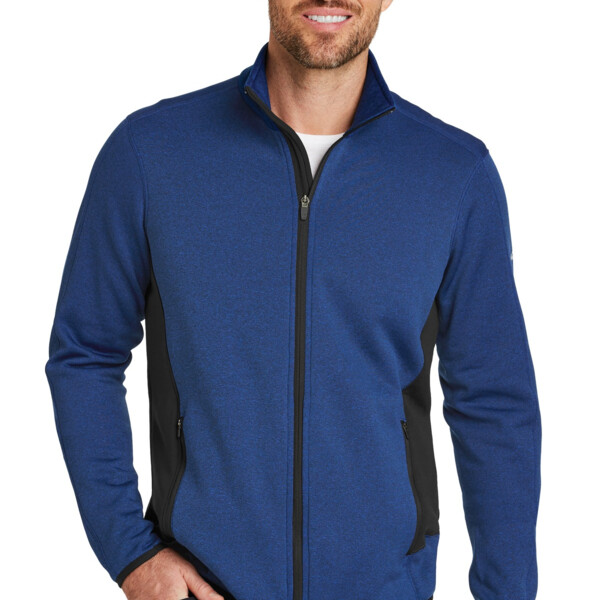 Eddie Bauer Full Zip Heather Stretch Fleece Jacket EB238 Full Zip Heather Stretch Fleece Jacket Thumbnail