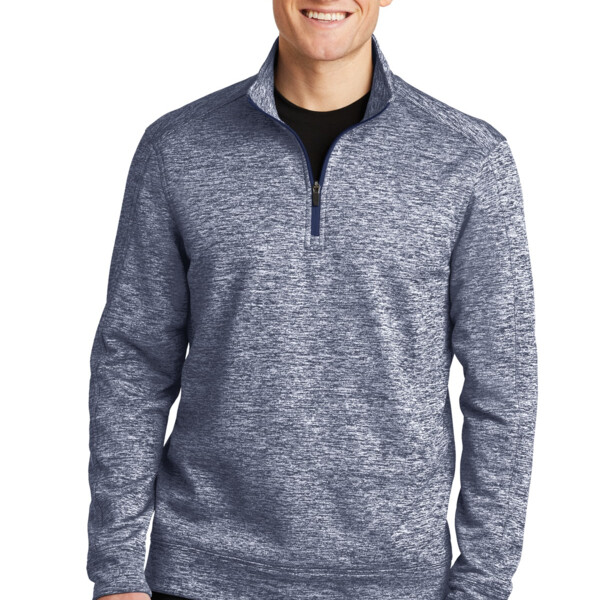 Sport Tek PosiCharge ® Electric Heather Fleece 1/4 Zip Pullover ST226 PosiCharge ® Electric Heather Fleece 1/4 Zip Pullover Thumbnail