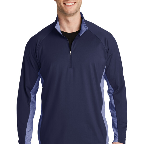 Sport Tek Sport Wick ® Stretch Contrast 1/4 Zip Pullover ST854 Sport Wick ® Stretch Contrast 1/4 Zip Pullover Thumbnail