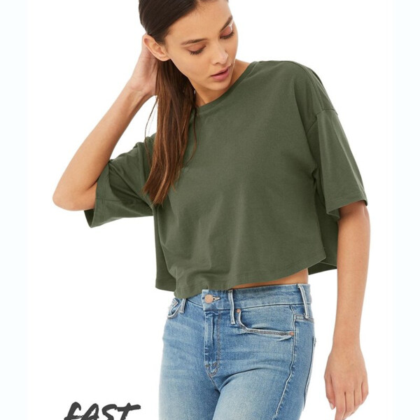 Women's Jersey Crop Tee Thumbnail