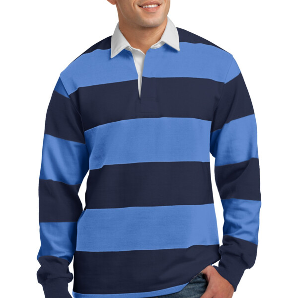 Sport Tek DP - Classic Long Sleeve Rugby Polo ST301 DP - Classic Long Sleeve Rugby Polo Thumbnail