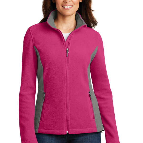 DP Ladies Colorblock Value Fleece Jacket Thumbnail