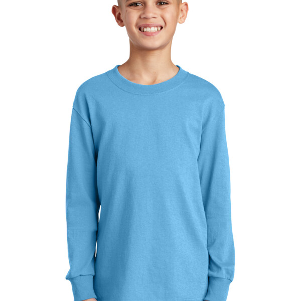Port & Company School Youth Long Sleeve Core Cotton Tee PC54YLS School Youth Long Sleeve Core Cotton Tee Thumbnail