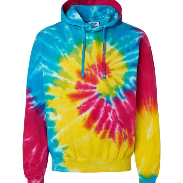 Colortone school Youth Tie-Dyed Hooded Sweatshirt 8777Y school Youth Tie-Dyed Hooded Sweatshirt Thumbnail