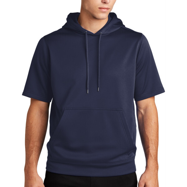 Sport Tek DP-NN Sport Wick ® Fleece Short Sleeve Hooded Pullover ST251 DP-NN Sport Wick ® Fleece Short Sleeve Hooded Pullover Thumbnail