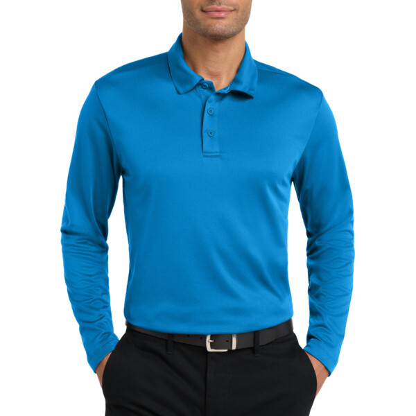 RC Silk Touch Performance Long Sleeve Polo Thumbnail