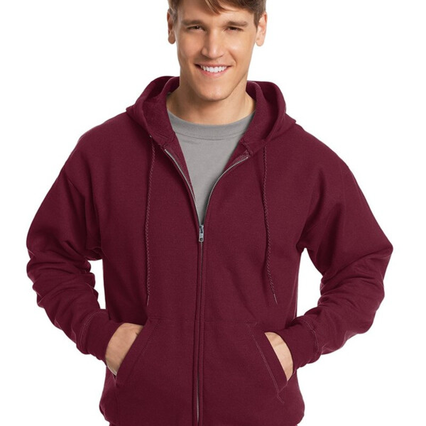 ZM Unisex EcoSmart® Full-Zip Hooded Sweatshirt Thumbnail