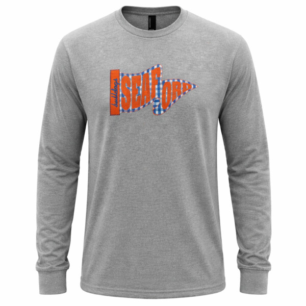 Bulldog Applique Pennant Long Sleeve Thumbnail