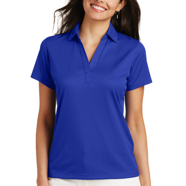 DP Women's Performance Fine Jacquard Polo Thumbnail