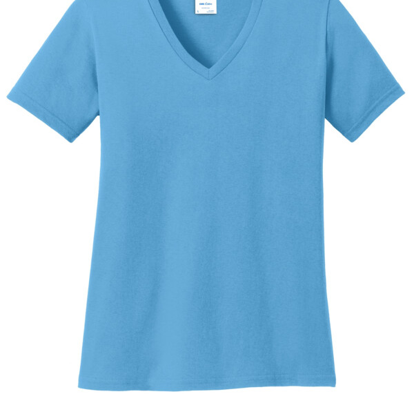 Port & Company Ladies Core Cotton V Neck Tee LPC54V Ladies Core Cotton V Neck Tee Thumbnail