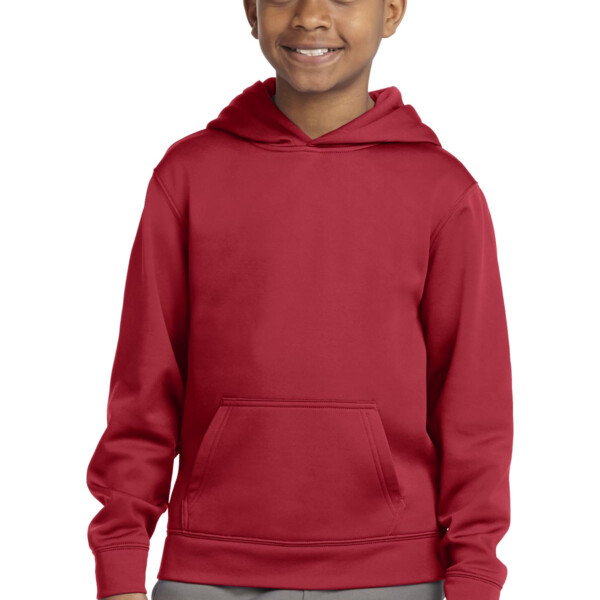 Sport Tek NN Youth Sport Wick ® Fleece Hooded Pullover YST244 NN Youth Sport Wick ® Fleece Hooded Pullover Thumbnail
