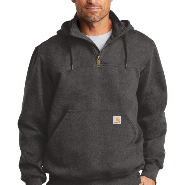 DP ® Rain Defender ® Paxton Heavyweight Hooded Zip Mock Sweatshirt Thumbnail