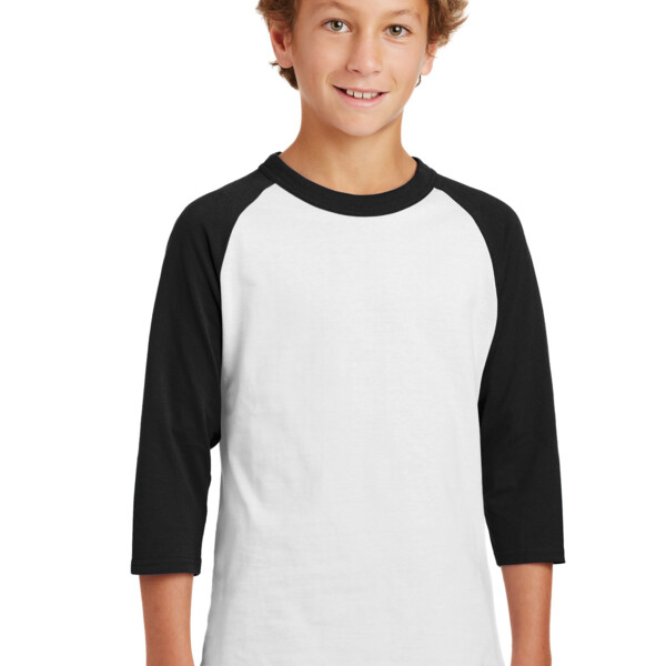 Sport Tek DP-Youth Colorblock Raglan Jersey YT200 DP-Youth Colorblock Raglan Jersey Thumbnail