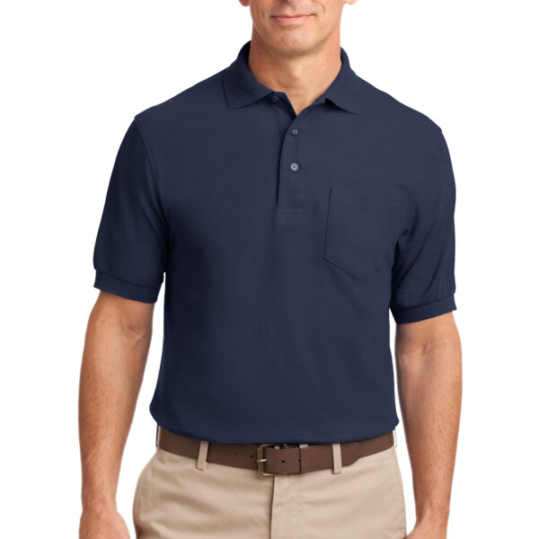 Port Authority Silk Touch™ Polo with Pocket K500P Silk Touch™ Polo with Pocket Thumbnail
