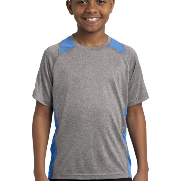 Youth Heather Colorblock Contender ™ Tee Thumbnail