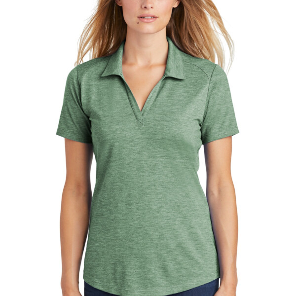 Sport Tek Ladies PosiCharge ® Tri Blend Wicking Polo LST405 Ladies PosiCharge ® Tri Blend Wicking Polo Thumbnail