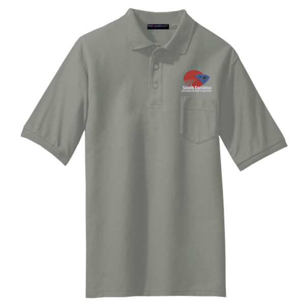 SCAPT  Port Authority® Tall Silk Touch™ Polo with Pocket Thumbnail