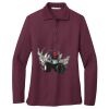 Ladies Silk Touch™ Long Sleeve Polo Thumbnail