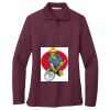 Ladies Silk Touch™ Long Sleeve Polo Thumbnail