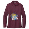 Ladies Silk Touch™ Long Sleeve Polo Thumbnail