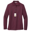 Ladies Silk Touch™ Long Sleeve Polo Thumbnail
