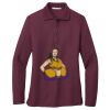 Ladies Silk Touch™ Long Sleeve Polo Thumbnail