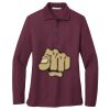Ladies Silk Touch™ Long Sleeve Polo Thumbnail