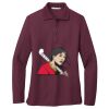 Ladies Silk Touch™ Long Sleeve Polo Thumbnail