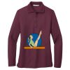 Ladies Silk Touch™ Long Sleeve Polo Thumbnail