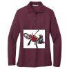 Ladies Silk Touch™ Long Sleeve Polo Thumbnail