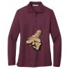 Ladies Silk Touch™ Long Sleeve Polo Thumbnail