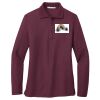 Ladies Silk Touch™ Long Sleeve Polo Thumbnail