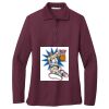 Ladies Silk Touch™ Long Sleeve Polo Thumbnail