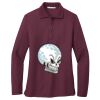 Ladies Silk Touch™ Long Sleeve Polo Thumbnail