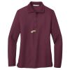 Ladies Silk Touch™ Long Sleeve Polo Thumbnail