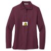 Ladies Silk Touch™ Long Sleeve Polo Thumbnail