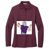 Ladies Silk Touch™ Long Sleeve Polo Thumbnail