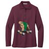 Ladies Silk Touch™ Long Sleeve Polo Thumbnail