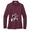 Ladies Silk Touch™ Long Sleeve Polo Thumbnail