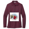 Ladies Silk Touch™ Long Sleeve Polo Thumbnail