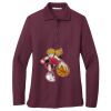 Ladies Silk Touch™ Long Sleeve Polo Thumbnail